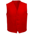 V65 Signature Red Tailored 2 Pocket Unisex Vest (Small)